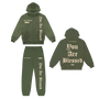 Stay Blessed - You Are Blessed Hoodie Set - Army Green