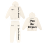 Stay Blessed - You Are Blessed Hoodie Set - Creme