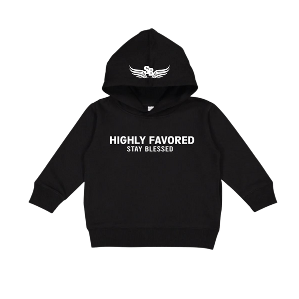 Unisex Kids Highly Favored Hoodie