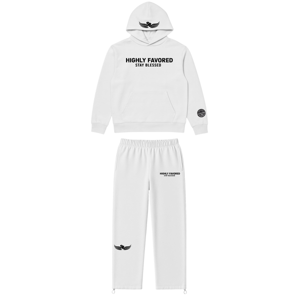 Unisex Highly Favored Hoodie Set