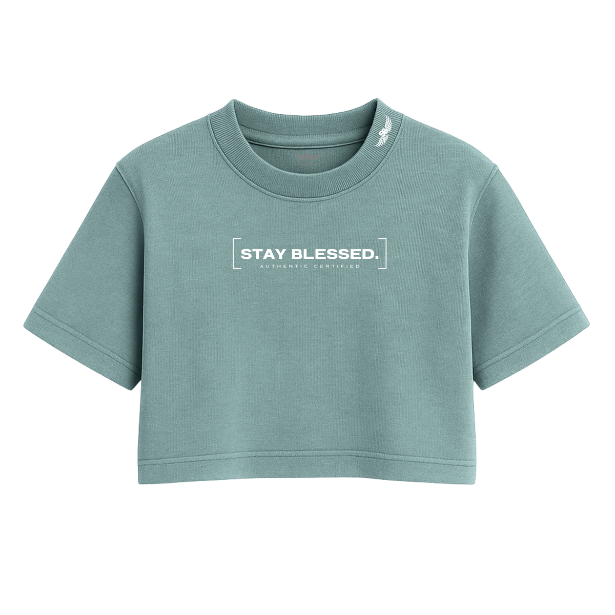 Stay Blessed Authentic Certified  - Women's Crop Tee