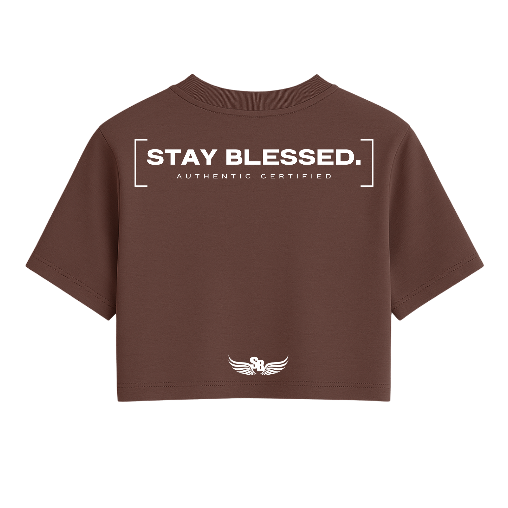 Stay Blessed Authentic Certified  - Women's Crop Tee