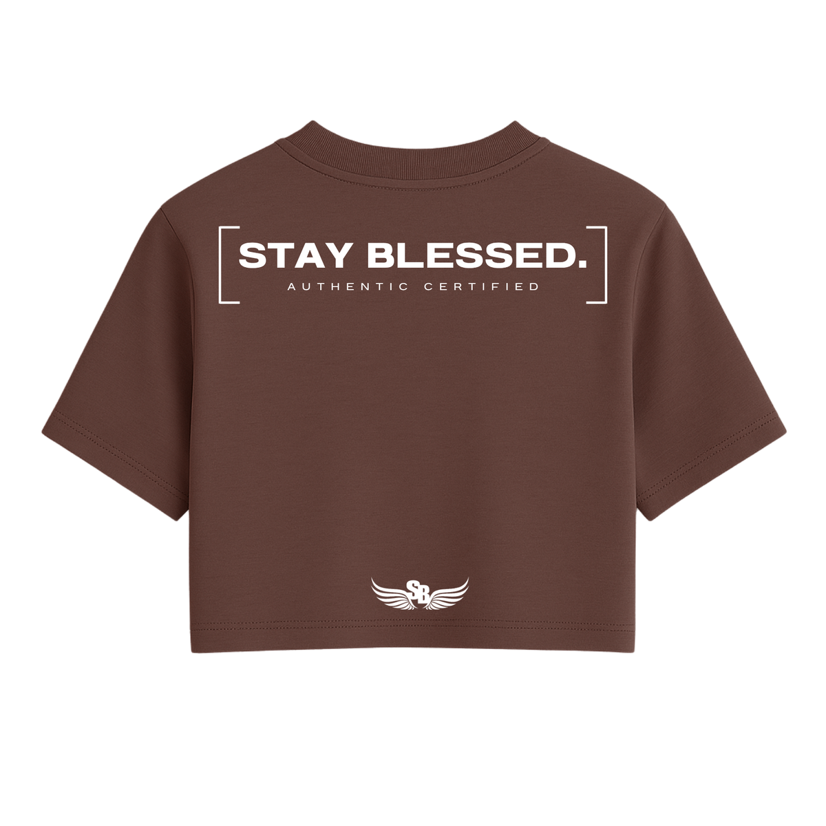 Stay Blessed Authentic Certified  - Women's Crop Tee