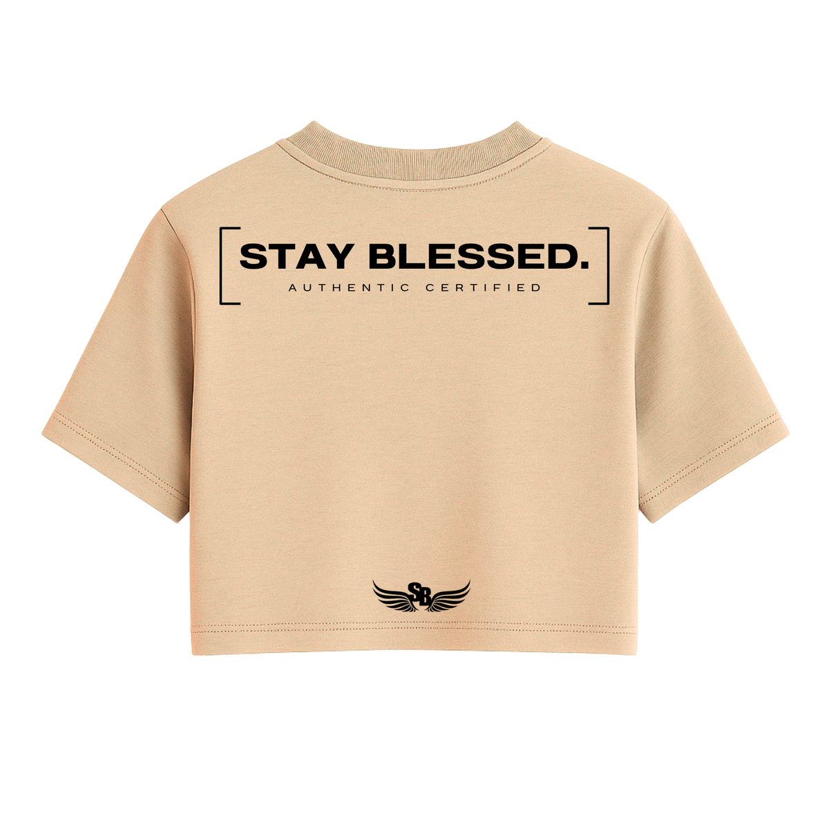 Stay Blessed Authentic Certified  - Women's Crop Tee