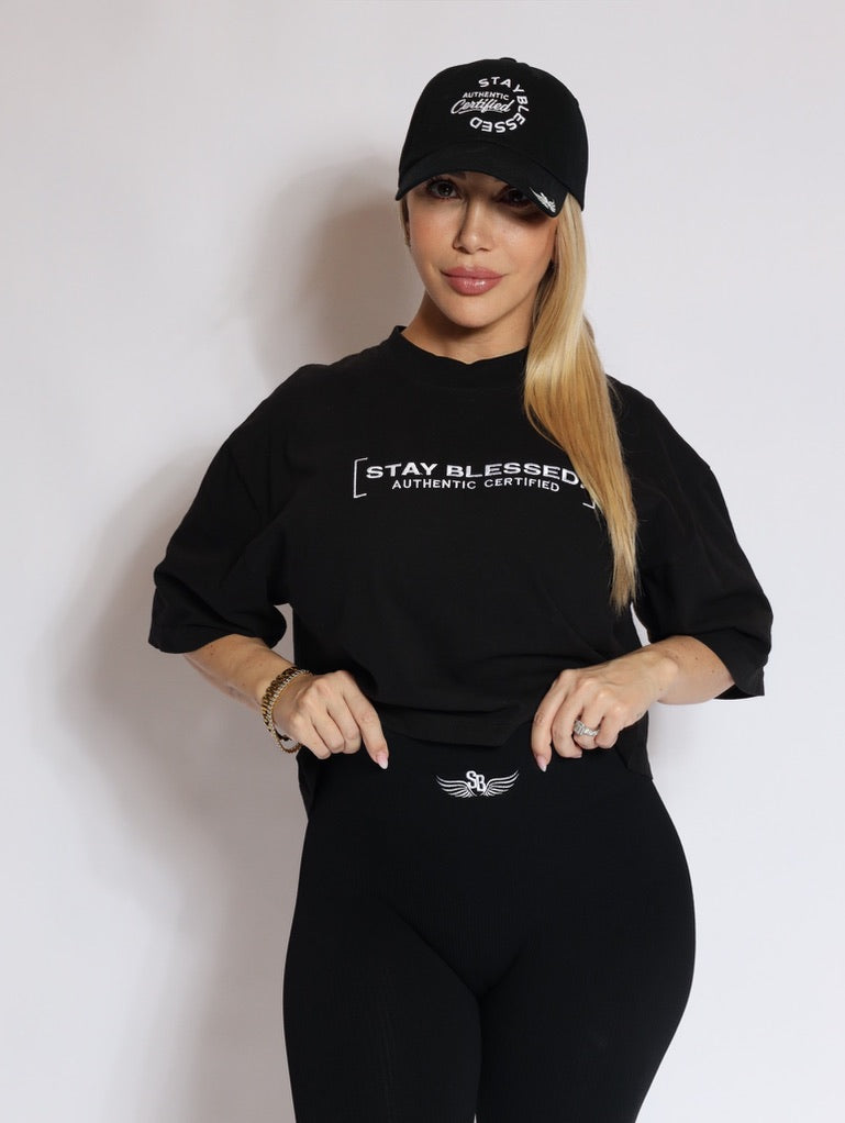 Stay Blessed Authentic Certified  - Women's Crop Tee