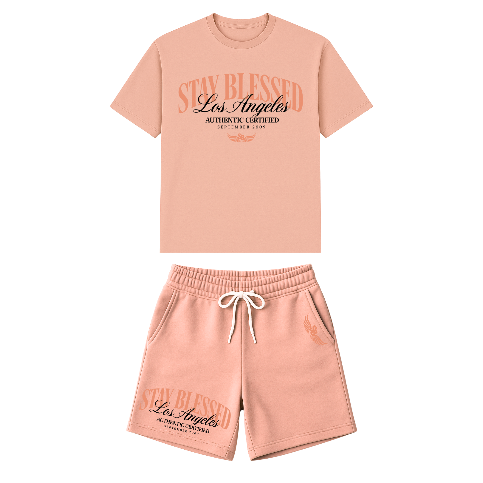 Stay Blessed Certified Authentic Short Set