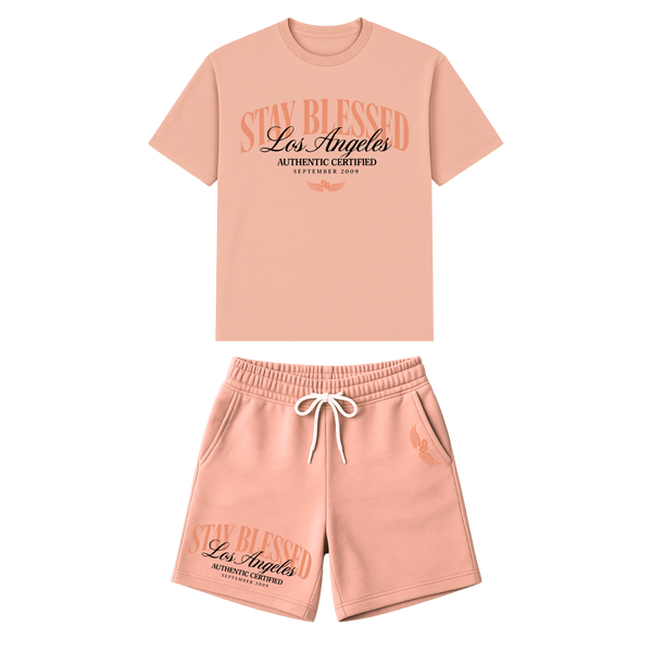 Stay Blessed Certified Authentic Short Set