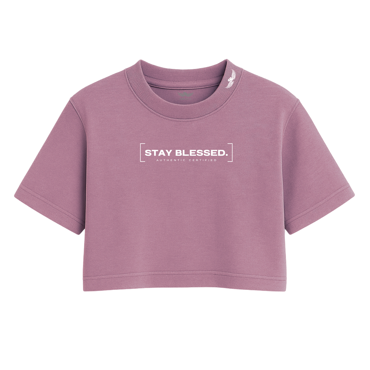 Stay Blessed Authentic Certified  - Women's Crop Tee