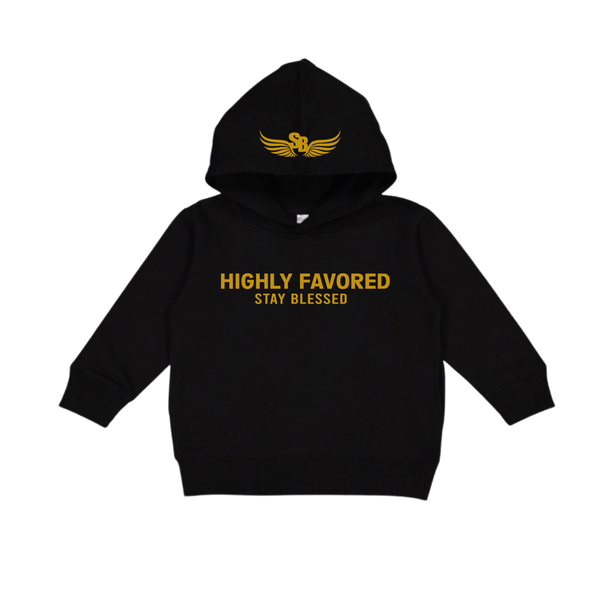 Unisex Kids Highly Favored Hoodie