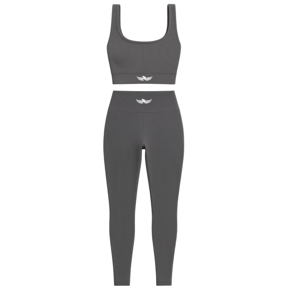 Stay Blessed -  Ribbed Athletic Set
