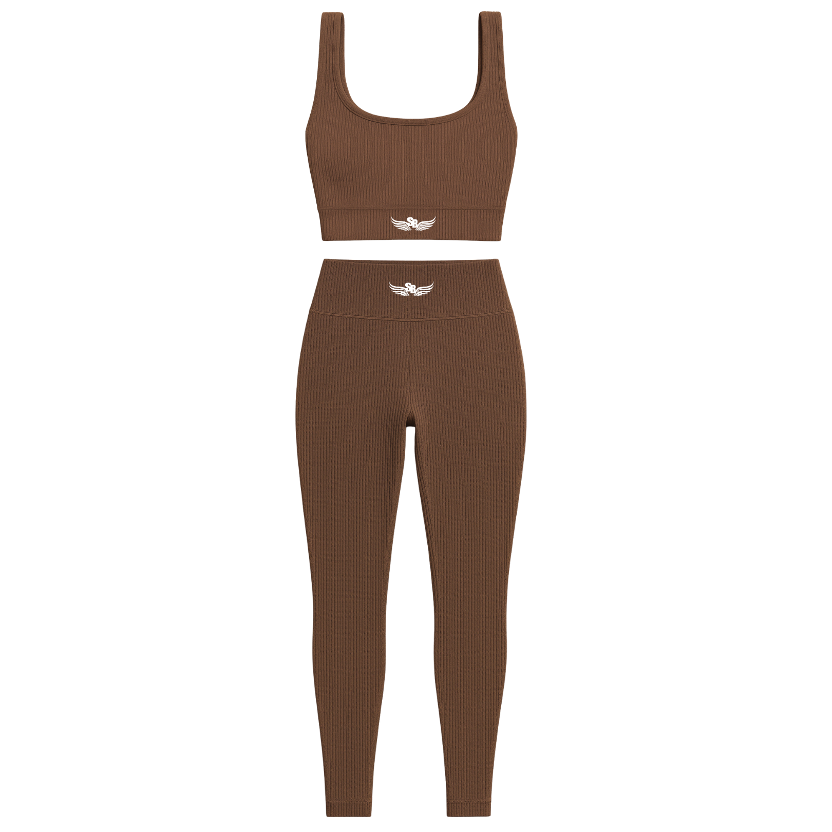 Stay Blessed -  Ribbed Athletic Set