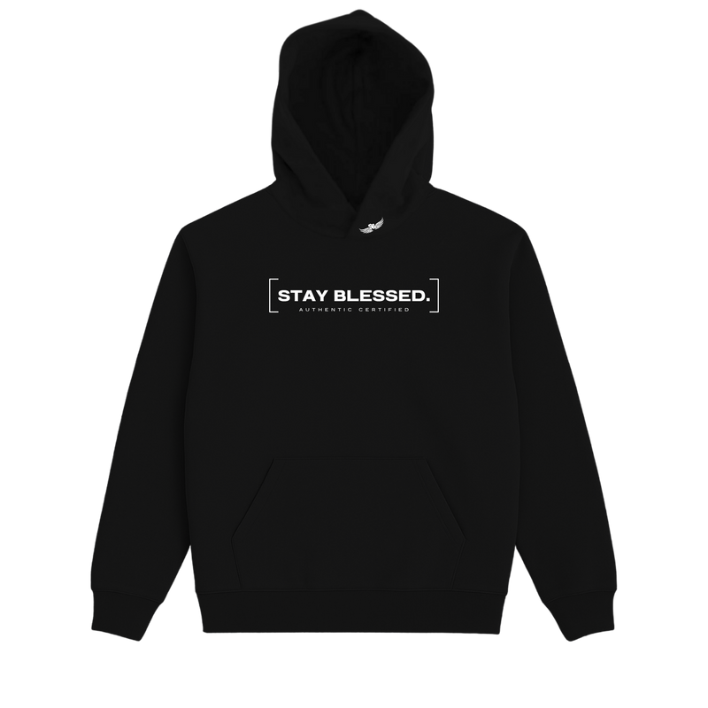 Stay Blessed Authentic Certified Terry Hoodie