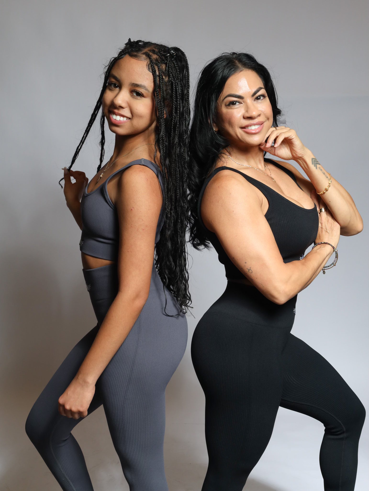Stay Blessed -  Ribbed Athletic Set