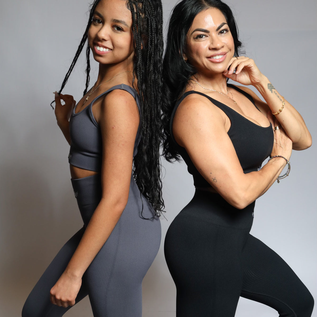 Stay Blessed -  Ribbed Athletic Set