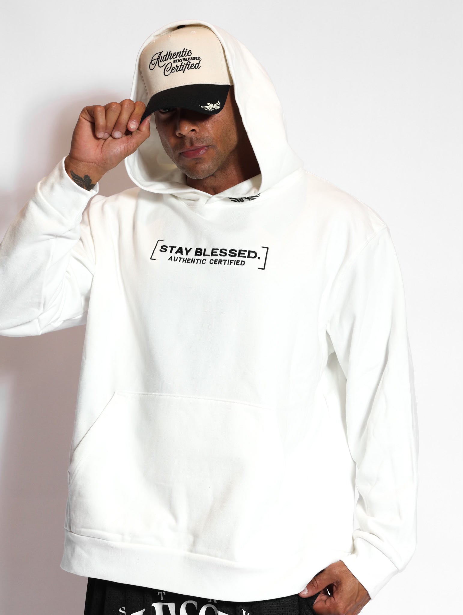 Stay Blessed Authentic Certified Terry Hoodie