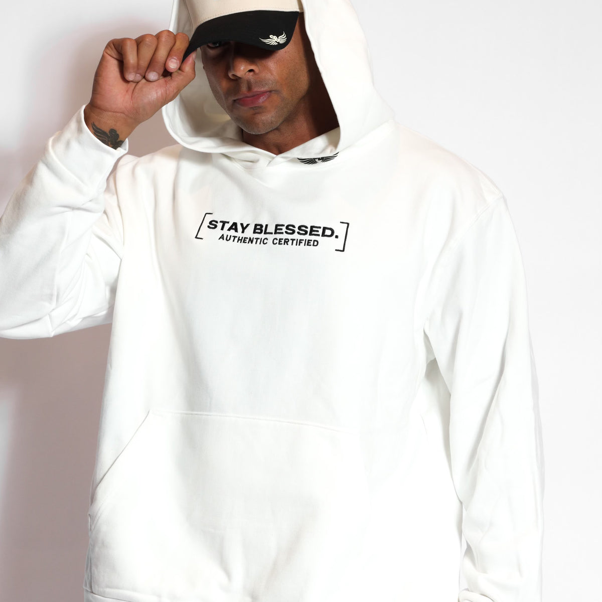 Stay Blessed Authentic Certified Terry Hoodie